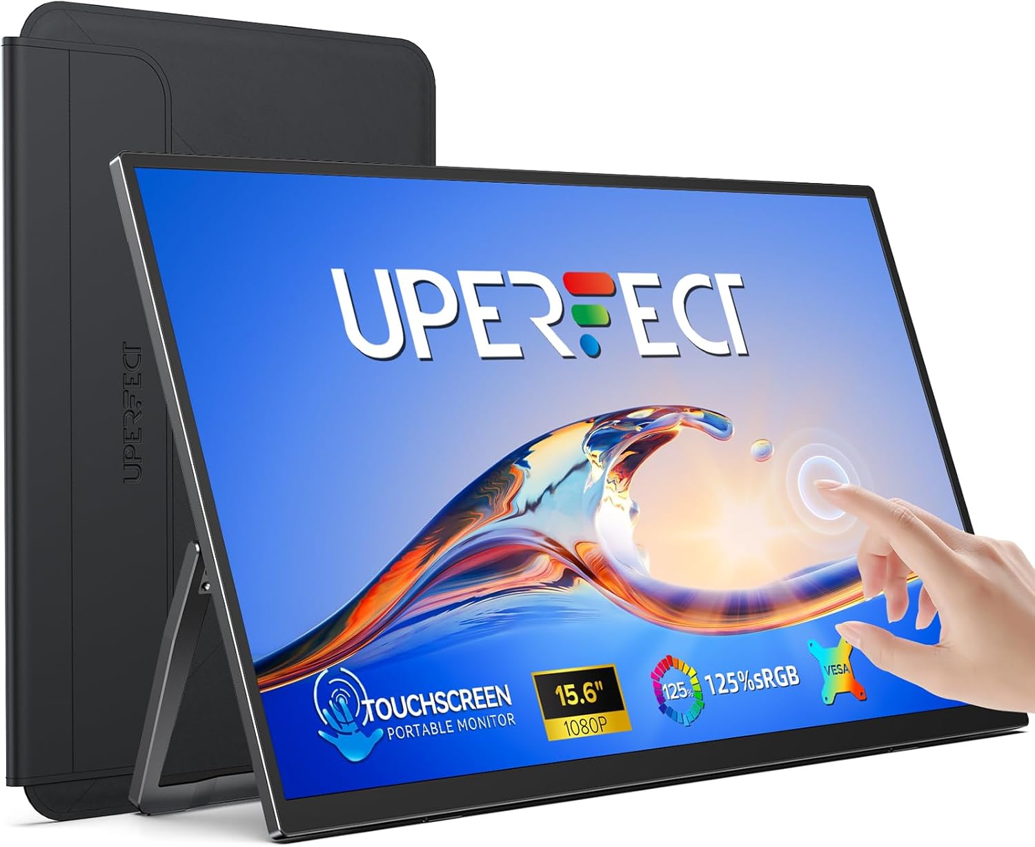 Amazon.com: UPERFECT Portable Monitor Touchscreen 15.6 Inch 125